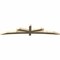 Ekena Millwork Alberta Rough Sawn Timber Gable Bracket, Douglas Fir, 108"W x 22"H x 4"D x 4"F, 5/12 Pitch GBW108X22X0404ALB00RDF - alternate 3